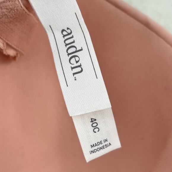 Auden The Daydream Bra Size 40C Blush Pink Demi Underwire Lined Convertible - Picture 9 of 11